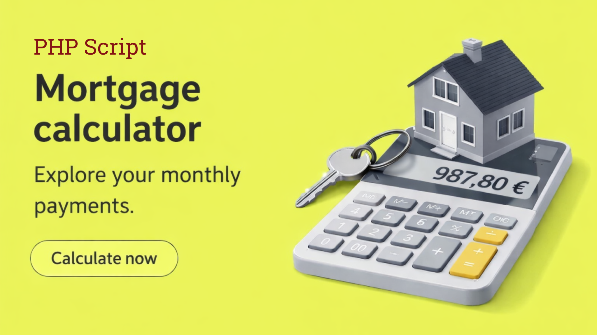 Mortgage Affordability Calculator PHP Script