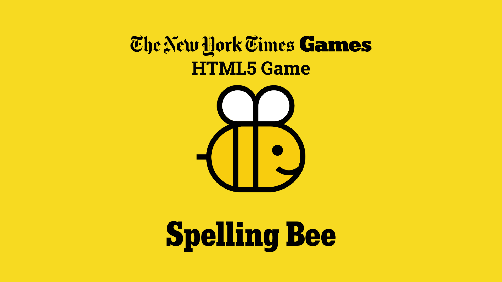 Spelling Bee Game HTML5