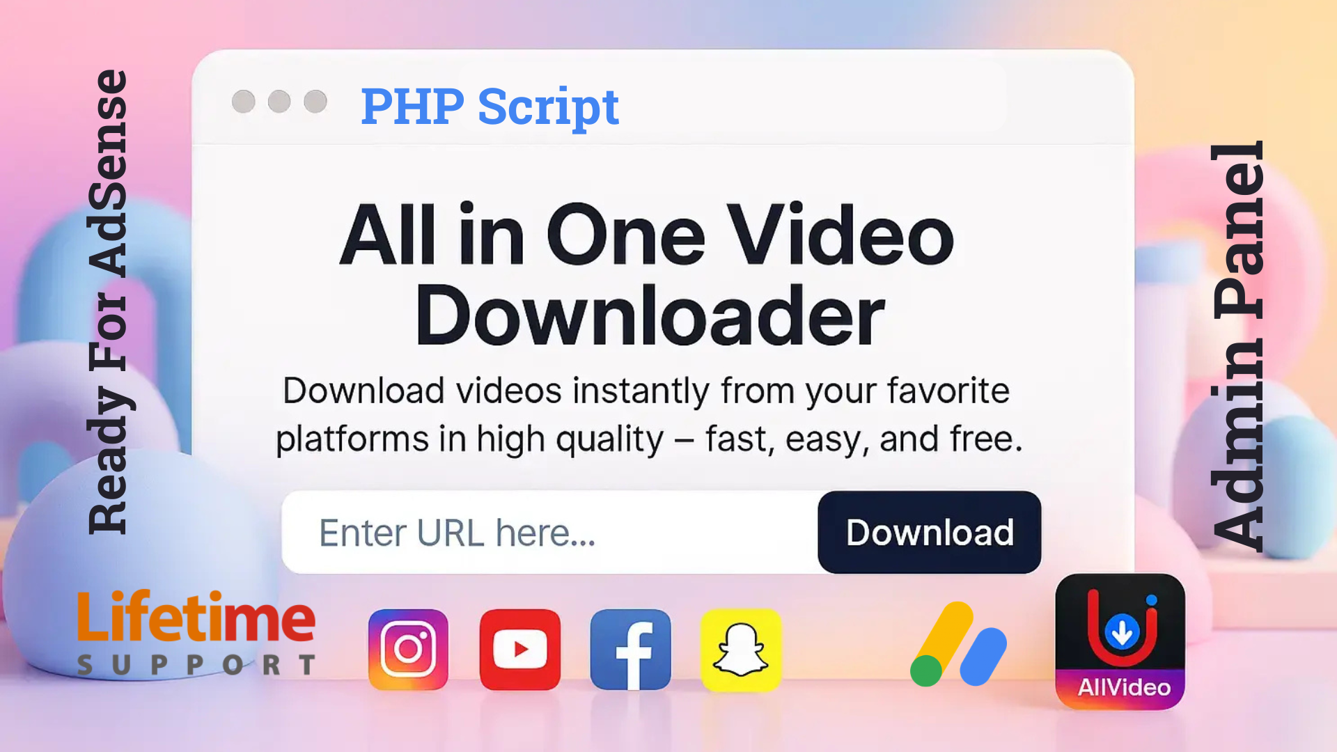 Fast Video Downloader – PHP Script