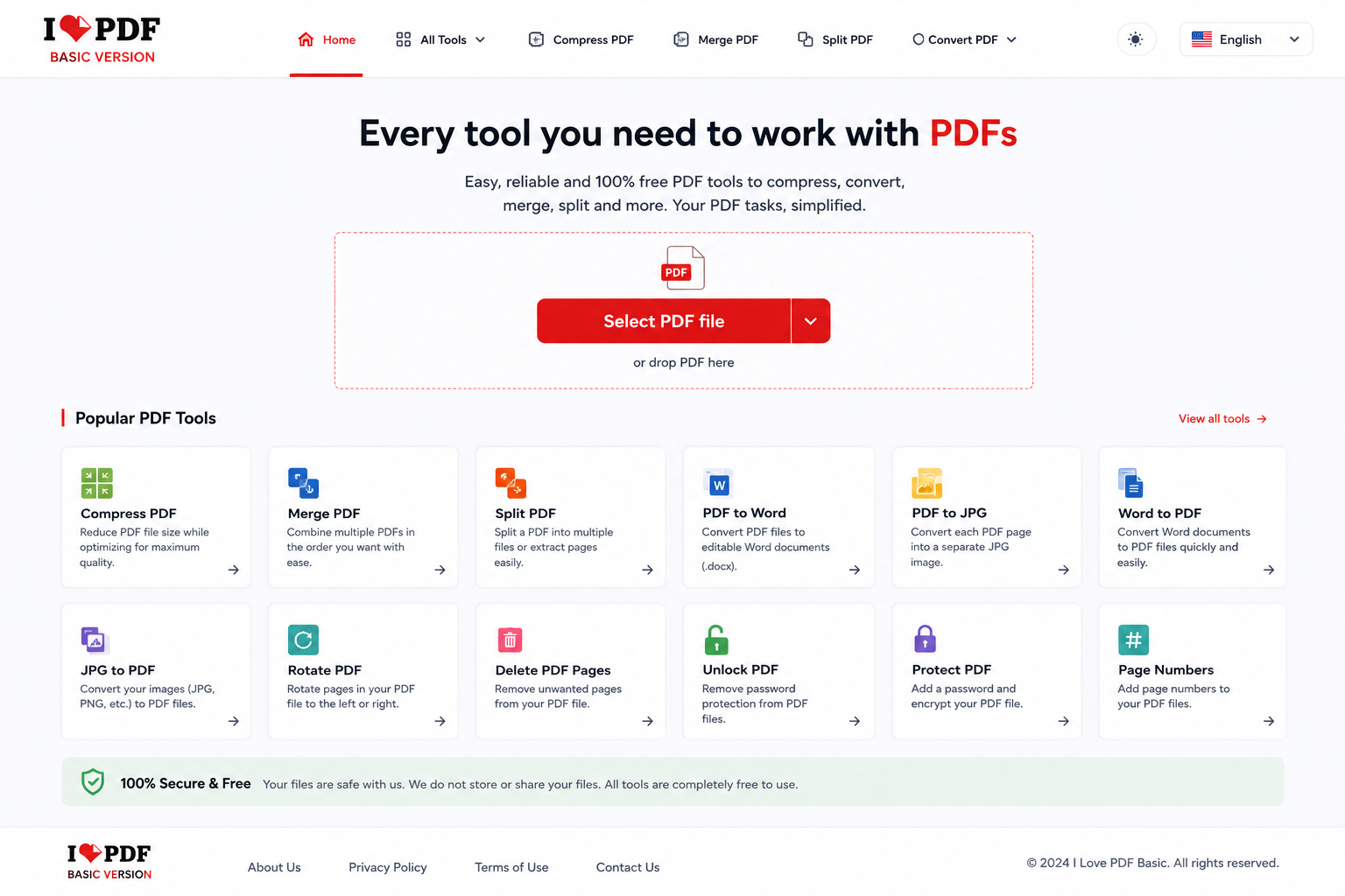 I Love PDF – Basic Version (PHP Script)