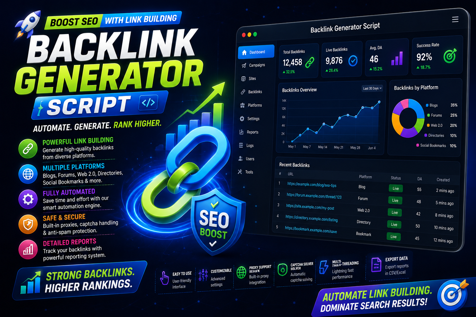 Backlink Generator Script – Boost SEO with Link Building